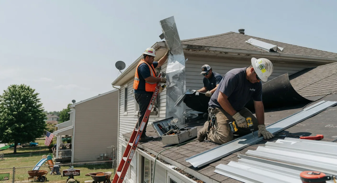 Storm Damage Metal Roof Repair in Greenwood, ME